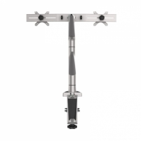 <h4>Vergroot de werkruimte met de DESQ flat screen monitorarmen.</h4>
<p>DESQ flat screen monitorarmen zijn een waardevolle ergonomische aanpassing voor monitors op alle werkplekken. Het gebruik van een monitorarm draagt bij aan een correcte werkhouding en creëert extra waardevolle ruimte op het bureau.</p>
<p>Deze dubbele monitorarm stelt de gebruiker in staat het beeldscherm in portret of landschap stand te zetten en hebben geïntegreerde kabelgeleiders voor een geordend bureau.</p>
<p><br /><strong style="color: #61993b;">✓ </strong></p>
<ul style="list-style-type: none;">
<ul style="list-style-type: none;">2 onafhankelijk instelbare armen</ul>
</ul>
<p><br /><strong style="color: #61993b;">✓ </strong></p>
<ul style="list-style-type: none;">
<ul style="list-style-type: none;">Arm met gasveer met één vinger te verstellen</ul>
</ul>
<p><br /><strong style="color: #61993b;">✓ </strong></p>
<ul style="list-style-type: none;">
<ul style="list-style-type: none;">Weerstand van de veer in te stellen voor verschillende beeldscherm gewichten</ul>
</ul>
<p><br /><strong style="color: #61993b;">✓ </strong></p>
<ul style="list-style-type: none;">
<ul style="list-style-type: none;">Inclusief tafelklembevestiging (tot 120 mm) en montageset bladdoorvoer</ul>
</ul>
<p><br /><strong style="color: #61993b;">✓ </strong></p>
<ul style="list-style-type: none;">
<ul style="list-style-type: none;">Speciaal ontwerp voor kabelmanagement</ul>
</ul>
<p><br /><strong style="color: #61993b;">✓ </strong></p>
<ul style="list-style-type: none;">
<ul style="list-style-type: none;">Met USB-aansluiting, waardoor eenvoudig bijvoorbeeld de telefoon of USB stick op de pc kan worden aangesloten</ul>
</ul>
<p><br /><strong style="color: #61993b;">✓ </strong></p>
<ul style="list-style-type: none;">
<ul style="list-style-type: none;">Voorzien van 3,5 mm jack voor microfoon en luidspreker. Ideaal voor het gebruik van een headset</ul>
</ul>
<p> </p>