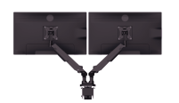 <p><strong>Ruimtebesparende monitorarm voor 2 schermen. Kan zo ingeklapt worden dat hij direct tegen een wand geplaatst kan worden.</strong><br /><br />Ideaal voor Home-Office</p>
<p><strong style="color: #61993b;">âœ“ </strong></p>
<ul style="list-style-type: none;">
<ul style="list-style-type: none;">Ruimtebesparend, kan direct tegen een wand geplaatst worden</ul>
</ul>
<p><br /><strong style="color: #61993b;">âœ“ </strong></p>
<ul style="list-style-type: none;">
<ul style="list-style-type: none;">Wordt geleverd met Bureauklem en een Bladdoorvoer set</ul>
</ul>
<p><br /><strong style="color: #61993b;">âœ“ </strong></p>
<ul style="list-style-type: none;">
<ul style="list-style-type: none;">Eenvoudige montage door ‘Quick Release’ houder</ul>
</ul>
<p><br /><strong style="color: #61993b;">âœ“ </strong></p>
<ul style="list-style-type: none;">
<ul style="list-style-type: none;">Ingebouwd kabelmanagement</ul>
</ul>
<p><br /><strong style="color: #61993b;">âœ“ </strong></p>
<ul style="list-style-type: none;">Traploos instelbare gasveer</ul>
<p><em>Of het nu op kantoor of thuis is, als we veel achter een beeldscherm werken is een verstelbare monitorarm essentieel. DESQ Monitorarmen zijn qua hoogte, afstand én hoek instelbaar om zo een pijnlijke rug, nek of ogen te voorkomen. Bijkomend voordeel is de extra werkruimte die wordt gecreëerd op het bureau!</em></p>
<p><em>Een beeldscherm moet recht voor je en op armlengte afstand geplaatst worden. Met de bovenkant van het scherm op ooghoogte. Bij het gebruik van twee schermen dien je deze zo te plaatsen dat het punt waar de twee schermen bij elkaar komen recht voor je is.</em></p>
<p><strong><em>DESQ – Feel good at work </em></strong></p>