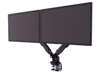 <p><strong>Ruimtebesparende monitorarm voor 2 schermen. Kan zo ingeklapt worden dat hij direct tegen een wand geplaatst kan worden.</strong><br /><br />Ideaal voor Home-Office</p>
<p><strong style="color: #61993b;">âœ“ </strong></p>
<ul style="list-style-type: none;">
<ul style="list-style-type: none;">Ruimtebesparend, kan direct tegen een wand geplaatst worden</ul>
</ul>
<p><br /><strong style="color: #61993b;">âœ“ </strong></p>
<ul style="list-style-type: none;">
<ul style="list-style-type: none;">Wordt geleverd met Bureauklem en een Bladdoorvoer set</ul>
</ul>
<p><br /><strong style="color: #61993b;">âœ“ </strong></p>
<ul style="list-style-type: none;">
<ul style="list-style-type: none;">Eenvoudige montage door ‘Quick Release’ houder</ul>
</ul>
<p><br /><strong style="color: #61993b;">âœ“ </strong></p>
<ul style="list-style-type: none;">
<ul style="list-style-type: none;">Ingebouwd kabelmanagement</ul>
</ul>
<p><br /><strong style="color: #61993b;">âœ“ </strong></p>
<ul style="list-style-type: none;">Traploos instelbare gasveer</ul>
<p><em>Of het nu op kantoor of thuis is, als we veel achter een beeldscherm werken is een verstelbare monitorarm essentieel. DESQ Monitorarmen zijn qua hoogte, afstand én hoek instelbaar om zo een pijnlijke rug, nek of ogen te voorkomen. Bijkomend voordeel is de extra werkruimte die wordt gecreëerd op het bureau!</em></p>
<p><em>Een beeldscherm moet recht voor je en op armlengte afstand geplaatst worden. Met de bovenkant van het scherm op ooghoogte. Bij het gebruik van twee schermen dien je deze zo te plaatsen dat het punt waar de twee schermen bij elkaar komen recht voor je is.</em></p>
<p><strong><em>DESQ – Feel good at work </em></strong></p>